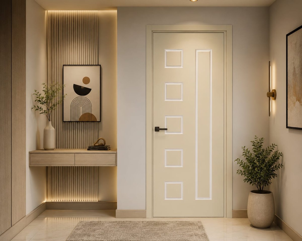 Square panel — Groove Doors by Om Industries